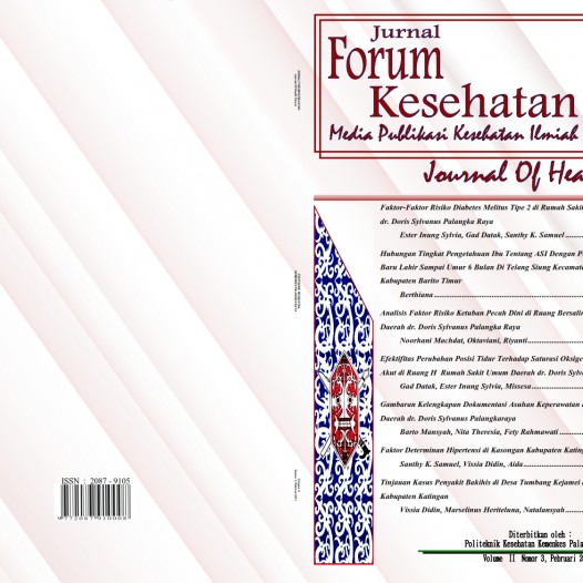 Jurnal Forum Kesehatan  Volume  II  Nomor 3, Pebruari 2011