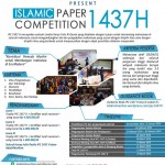 ISLAMIC PAPER COMPETITION 1437 H