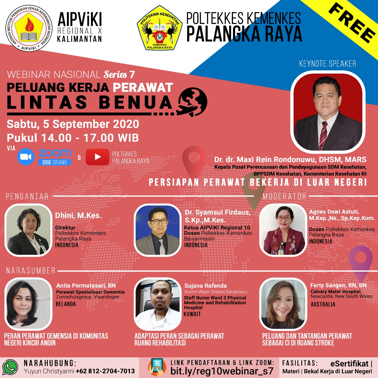 Webinar Nasional Series 7 “Peluang Kerja Perawat Lintas Benua”